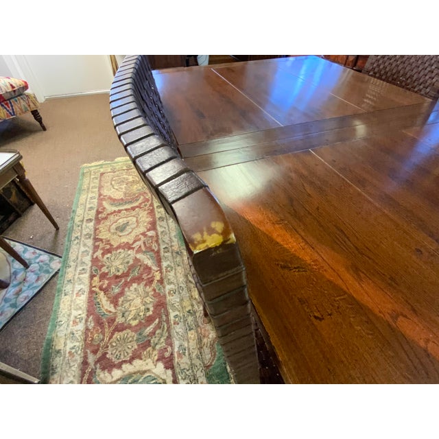 Animal Skin Late 20th Century Set of Four Leather Chairs For Sale - Image 7 of 11