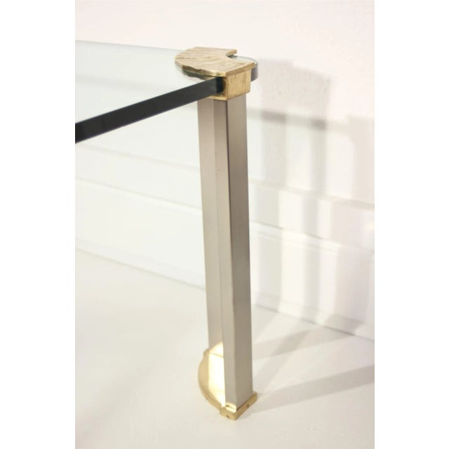 Bronze and Glass Coffee Table, 1970s For Sale - Image 11 of 17