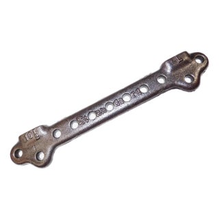 Restored Vintage "Standard" L Cast Iron Sink Wall Bracket For Sale