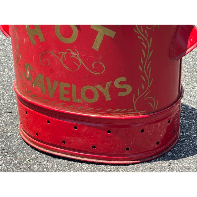 English 20th C. Hot Saveloys - Mid Century Original Paint on Metal Carnival / Street Food Dispenser For Sale - Image 3 of 12