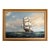 Late 20th Century Ambrose Original Oil Painting Tall Ship at Sea Maritime Nautical Ocean Seascape For Sale