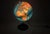 Working illuminated Rand McNally physical-political 12" globe. Made in Italy, vintage 1982. Lights up with an on/off...