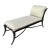 Kreiss Modern Mid Century Klismos Style Patio Chaise For Sale