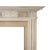 Mid 20th Century English Carved Statuary Marble Mantel For Sale - Image 5 of 9