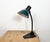 Vintage bauhaus table lamp produced by Schanzenbach & Co (Frankfurt ) in Germany during the 1930s. It features a petrol...