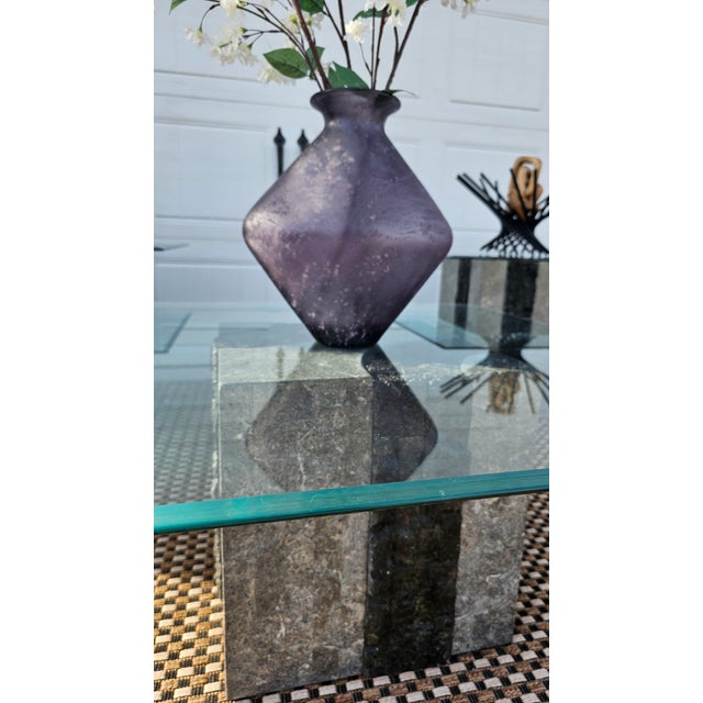 1980s Attributed Maitland-Smith Tessellated StoneTable Set For Sale - Image 13 of 18