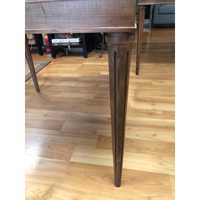 Customized Hickory Chair Finley M2M® (Made to Measure) Table from the Midtown Casegoods Collection. Customized maple table...