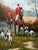 Textile Fox Hunting Scene Oil Painting on Canvas Horses Hounds Equestrian Sporting Art For Sale - Image 7 of 14