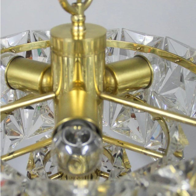 1960s Vintage Faceted Glass Pendant from Kinkeldey For Sale - Image 5 of 9