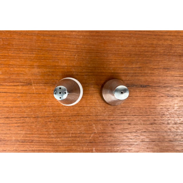 Mid-Century Modern Danish Pepper and Salt Shakers from A&B Lundtofte, 1960s, Set of 2 For Sale - Image 6 of 13