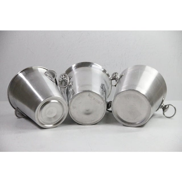 Mid-Century Modern Made in France Vintage Champagne Bucket For Sale - Image 3 of 3