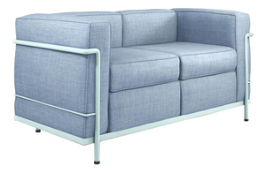 LC2 Two-Seat Sofa by Le Corbusier, Pierre Jeanneret and Charlotte Perriand for Cassina