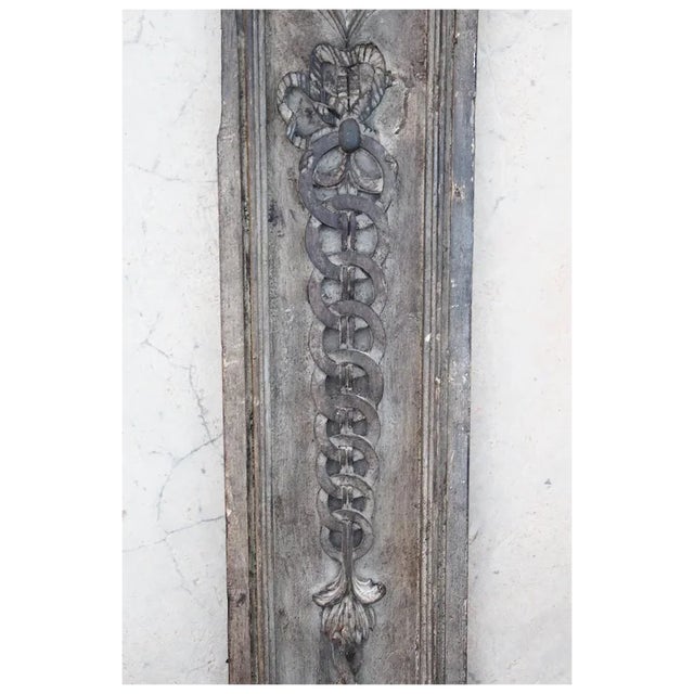 19th Century 19th Century English Victorian Era, Tall Wooden Panel / Antique Wood Paneling For Sale - Image 5 of 9