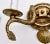 Brass Set 6 Neoclassic Dolphin Shell Brass Wall Sconces For Sale - Image 8 of 13
