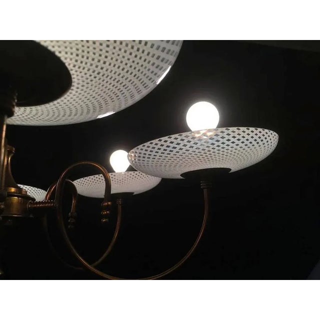 Reticello Chandelier from Venini, 1940s For Sale - Image 8 of 10