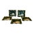 Late 20th Century Japanese Oribe Ceramic Kozara Side Plates- a Set of 5 For Sale