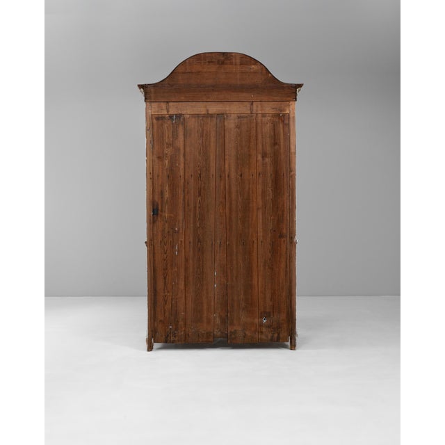 19th Century French Louis XV Wood Patinated Cabinet with Wire Doors For Sale - Image 14 of 18