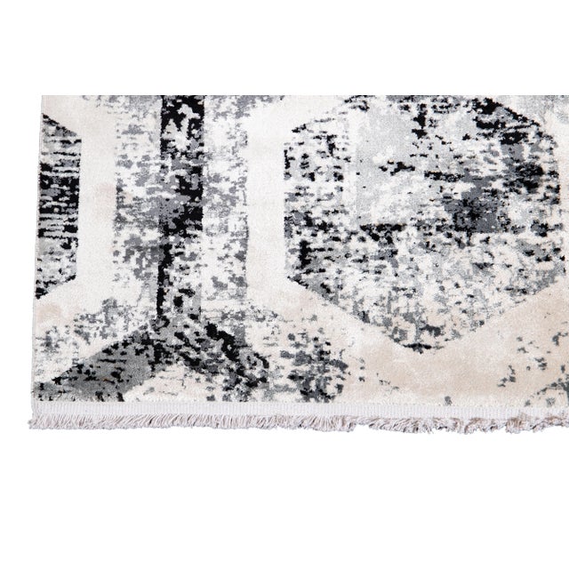 21st Century Modern Wool and Silk Rug For Sale - Image 10 of 13