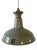 Vintage Industrial Grey Enamel Pendant Light from Benjamin For Sale
