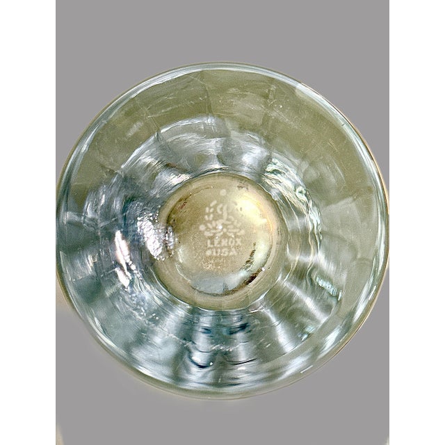 Modern Lenox Blown Glass Vase For Sale - Image 3 of 3
