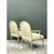 Vintage Louis XVI Style Printed Swag Armchairs - Pair For Sale - Image 10 of 12