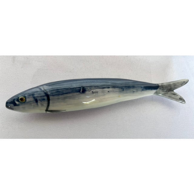 Vintage Jay Willfred for Andrea by Sadek Ceramic Sardine Knife Rests - Set of 4 For Sale - Image 9 of 12