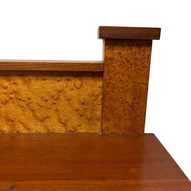 Traditional 1850s Empire Style Birds Eye Maple Wood Dresser Chest of Drawers With Secret Drawers For Sale - Image 3 of 13