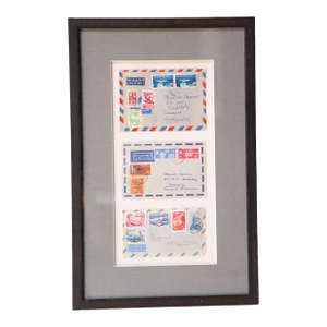 20th Century French Framed Air Mail (A)