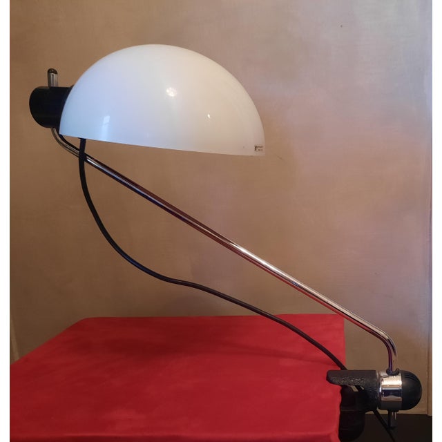 Libellula Clamp Table Lamp by Emilio Fabio Simion for Guzzini, Italy, 1970s For Sale - Image 13 of 16