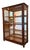 Biedermeier Walnut Display Cabinet For Sale