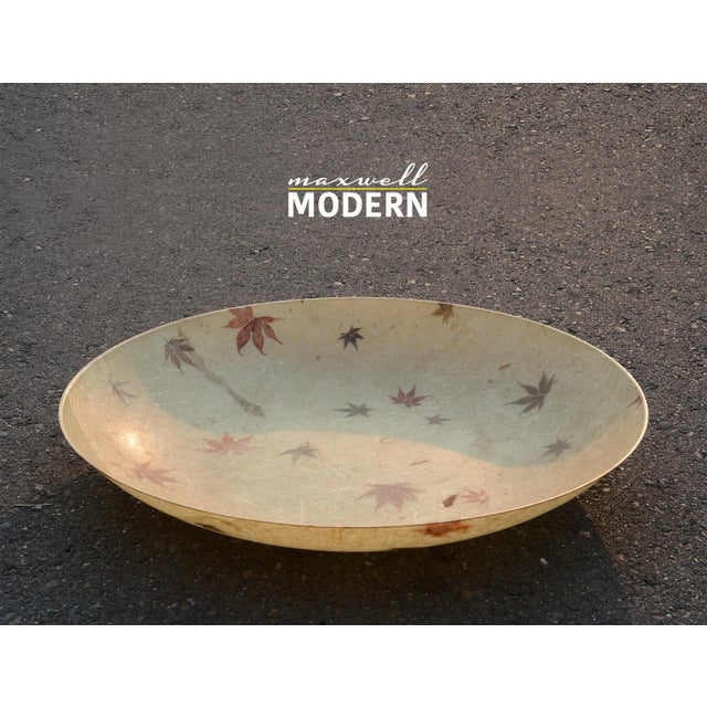 Mid-Century Modern Large 1950s Mid Century Kimball Fiberglass Serving Bowl For Sale - Image 3 of 13