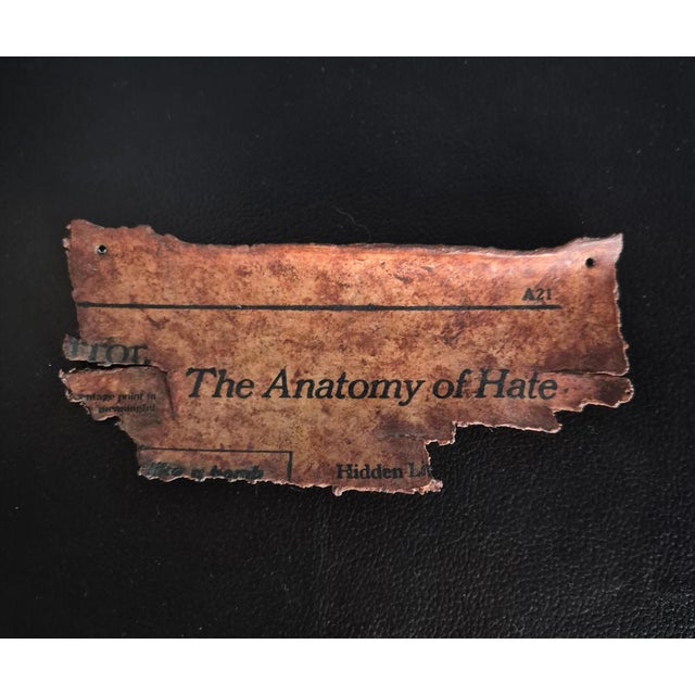 Jonathan Seliger (USA 1955), "Editorial" - The Anatomy of Hate, 1994, mixed media. The materials used: oil, alkyd,...