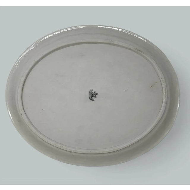 Antique Irish Belleek Porcelain Echinus Tray Centerpiece Black Mark Ireland 1891 For Sale - Image 6 of 9
