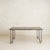 Brutalist 1990s French Brutalist WroughtIron Gold Leaf Dining Table by Jean-Jacques Argueyrolles For Sale - Image 3 of 11