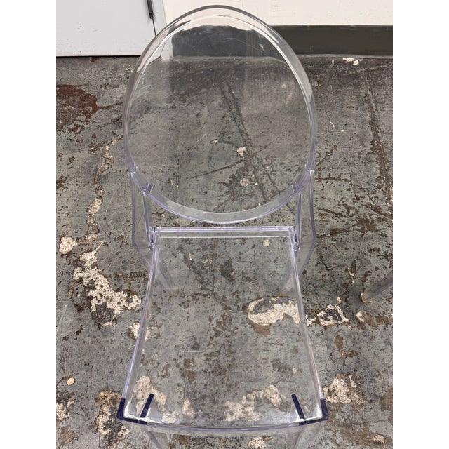 Philippe Starck Style Ghost Side Chairs, Set of Four For Sale - Image 9 of 12