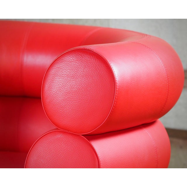 Animal Skin Bibendum Lounge Chair by Eileen Gray for Classicon, 1990s For Sale - Image 7 of 9