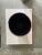 Ceramic Hand-Painted Modernist Rounded Handle Urn Vase For Sale - Image 7 of 8