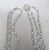 Metal Vintage 1950s Signed Napier 3-Strand Glass Beaded Necklace For Sale - Image 7 of 8