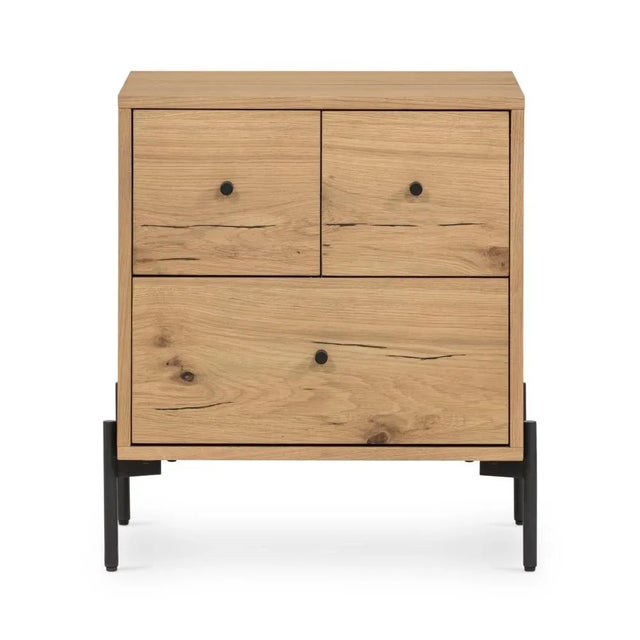 Four Hands Eaton Nightstand, Light Oak Resin For Sale In Austin - Image 6 of 12