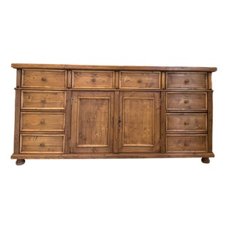 Antique Apothecary Shop Cabinet in Softwood For Sale