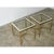 French Vintage Mid-Century Brass & Glass End Tables For Sale - Image 9 of 10