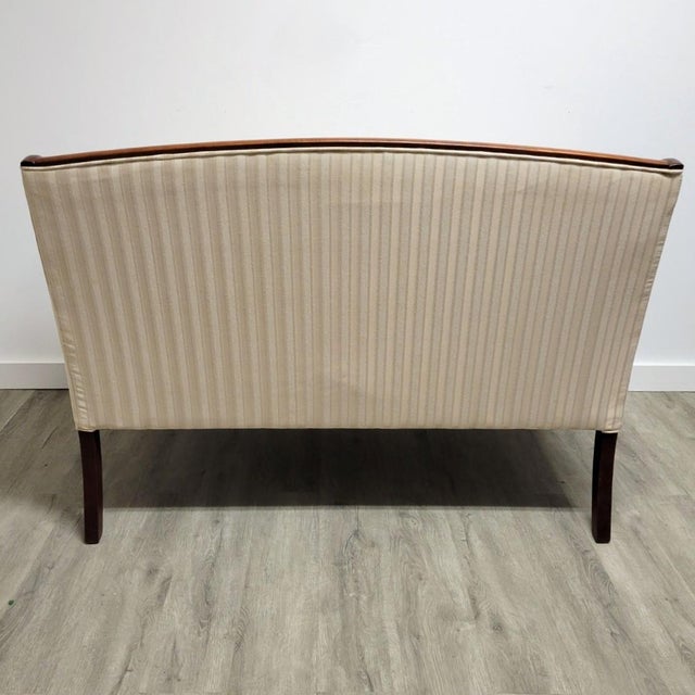 American Federal Revival Mahogany Settee, C. 1920s–40s For Sale - Image 11 of 11