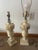 Late 20th Century Alabaster Lamps - a Pair For Sale - Image 4 of 5