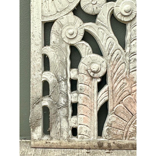 Sculpture Materials Vintage Deco Miami Beach Cast Concrete Panel For Sale - Image 7 of 12