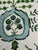 2020s Thibaut Fabric F916240 | Mendoza Suzani, Blue and Green on White 9 6/8 Yards For Sale - Image 5 of 5