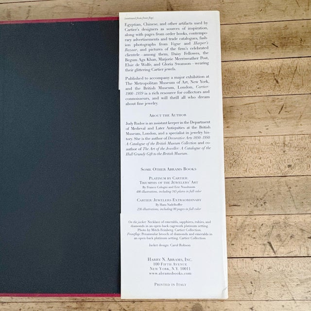 Cartier: 1900-1939 by Judy Rudoe, 1997 1st Edition Jewelry Book, Vintage Fashion Book For Sale - Image 12 of 14