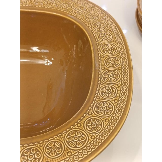 Terracotta Colored Ceramic Margherita Dinner Service by Antonia Campi for Richard Ginori, Italy, 1960s, Set of 57 For Sale - Image 16 of 17