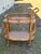 Vintage Rattan Bar Cart For Sale - Image 9 of 10