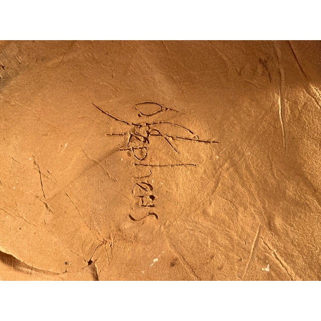 Brown 1970s Brutalist Giant Handcrafted Teapot For Sale - Image 8 of 8