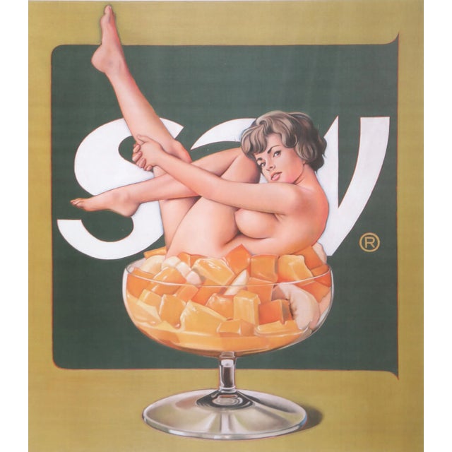 Pop Art Miss Fruit Salad, Framed Poster by Mel Ramos For Sale - Image 3 of 3